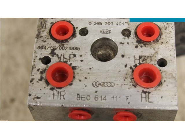 Блок управления АБС 8E0614111AT, 0265202401 Audi A6 S6 C5 4B