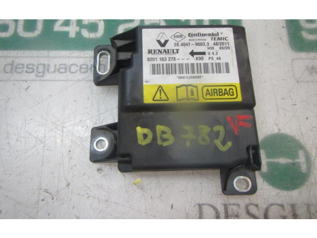 Блок подушек безопасности 8201163278, 8201163278 Dacia Sandero