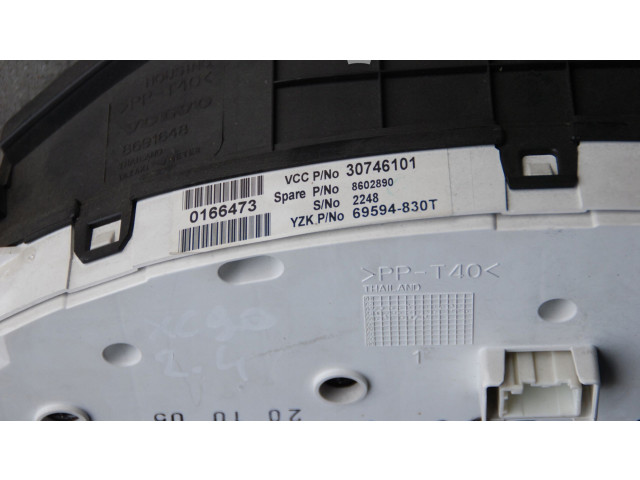 Панель приборов 30746101, 185KM Volvo XC90