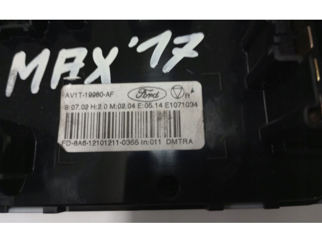 Блок управления климат-контролем AV1T19980AF Ford B-MAX