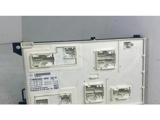 Блок комфорта A1569003302, A1569011400   Mercedes-Benz CLA C117 X117 W117   