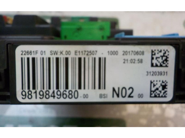 Модуль управления BSM 1612139080, 9819849680 Citroen C4 Cactus