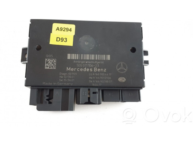 Блок управления крюка для прицепа