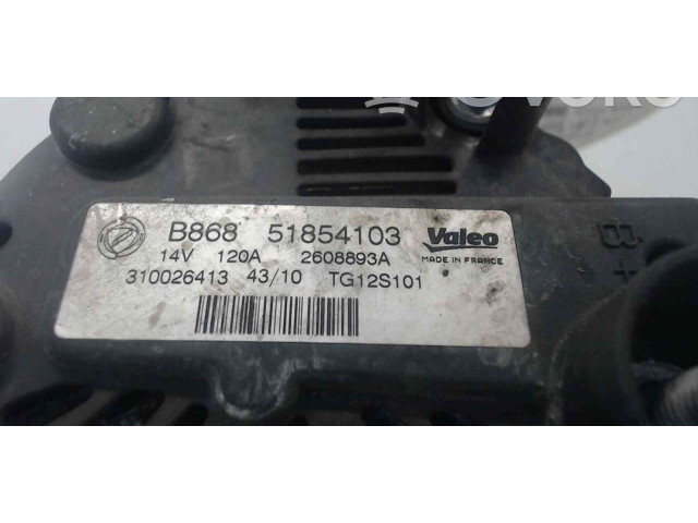 Генератор 51854103, 51854103   Fiat Punto Evo      