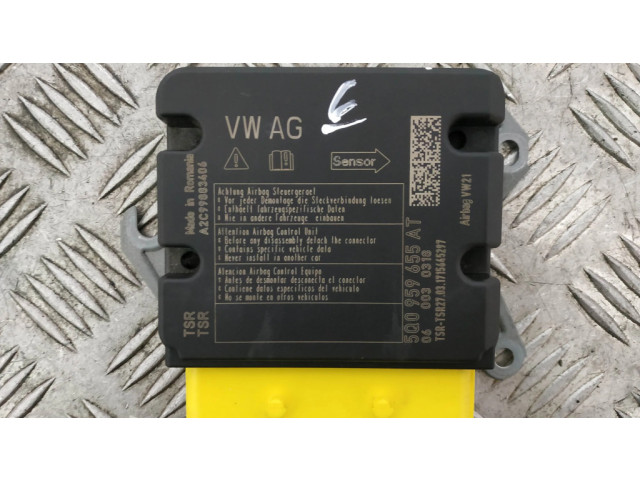 Блок подушек безопасности 5Q0959655AT   Skoda Superb B8 (3V)