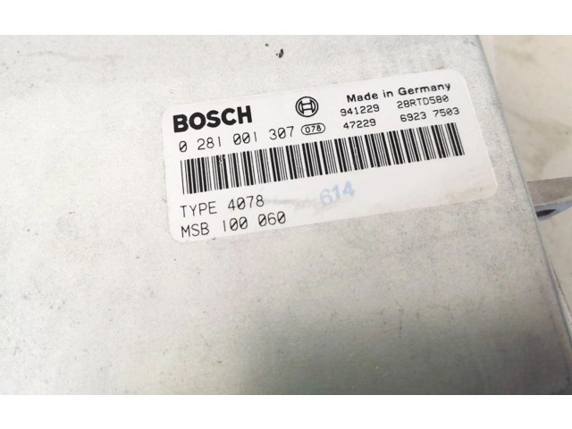 Блок управления двигателя 0281001307, msb100060 Rover 620