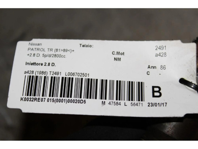 Vstřikovač Nissan Patrol 260 A428