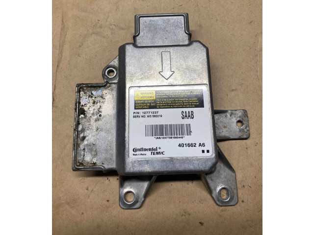 Блок управления надувных подушек 12771237, 401662A6 Saab 9-3 Ver2