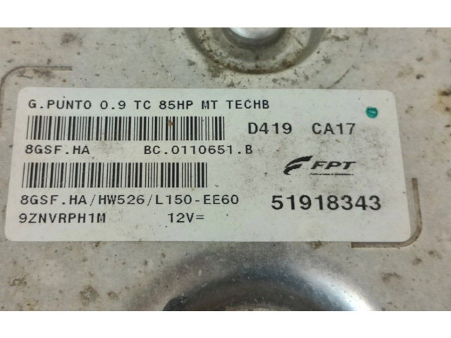 Vstřikovač 00519175960, 51918343   Fiat Punto (199)    Euro 6) 