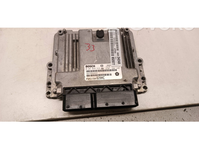 Блок управления двигателя 0281018312, P05150620AC Fiat Freemont