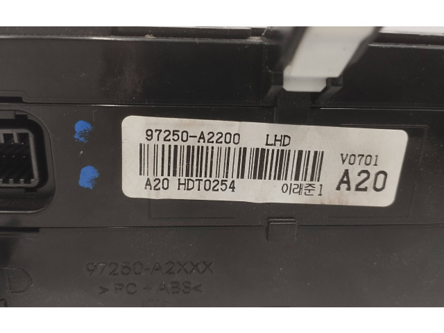 Блок управления климат-контролем 97250A2200, A20HDT0254   KIA Ceed