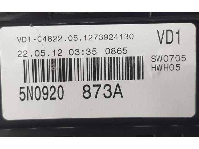 Přístrojová deska  Volkswagen Tiguan 2013 5N0920873A, 5N0920873A  