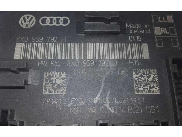 Блок управления двигателя 8X0959792H Audi Q3 8U