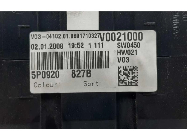 Přístrojová deska Seat Altea XL 2008 5P0920827B