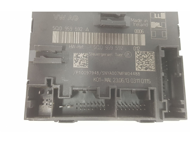 Блок управления 5Q0959592A, 5Q0959592A Volkswagen Golf VII