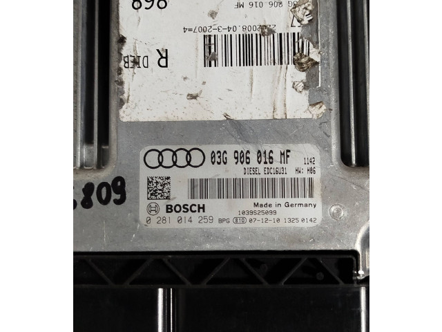 Řídící jednotka 03G906016MF Audi A6 S6 C6 4F 2010