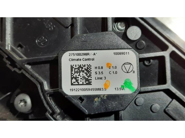 Блок управления климат-контролем 275100298R Dacia Jogger