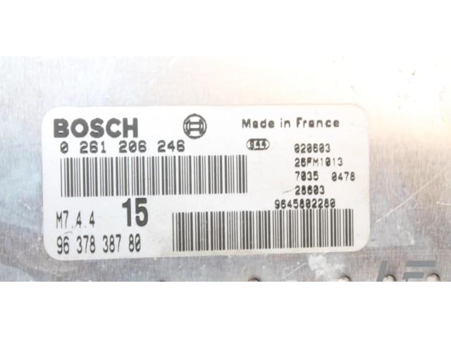 Řídící jednotka 0261206246 Citroen Saxo 2001