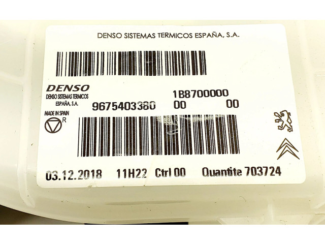 Вентилятор печки    9675403380, A43002600   Citroen C4 Grand Picasso