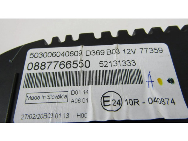 Přístrojová deska Fiat Panda III 2020 0887766550