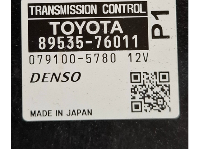 Блок управления коробкой передач 8953576011, 0791005780 Lexus CT 200H