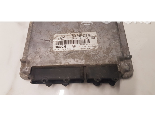 Блок управления двигателя 06A906018AD, 0261204936 Volkswagen New Beetle