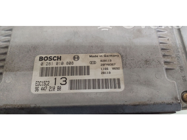 Рулевая рейка  Комплект зажигания 0281010808, 9644721080   Citroen C5 2001 - 2004 года