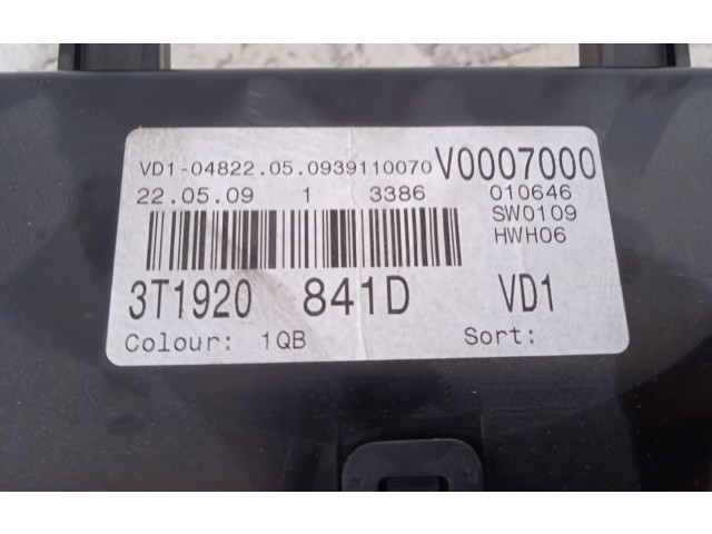 Спидометр (приборный щиток)    3T1920841D, 3T1920841D   Skoda Superb B6 (3T)