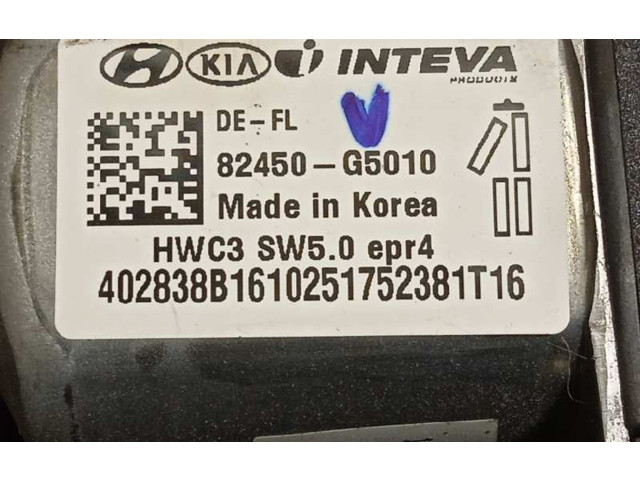 Turbodmychadlo Передний механический механизм для подъема окна 82470G5110, 82471G5010 KIA Niro G4LE