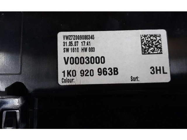 Панель приборов 1K0920963B, 1K0920963B Volkswagen Jetta III