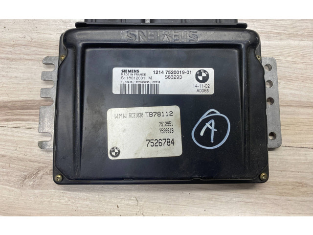 Řídící jednotka S118012001M, S118012001   Mini One - Cooper R50 - 53 2006