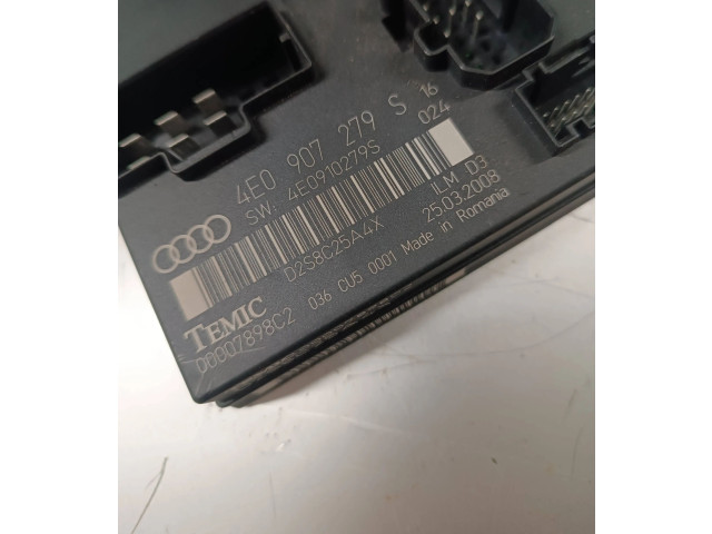 Блок комфорта 4E0907279S, 00007898C2 Audi A8 S8 D3 4E