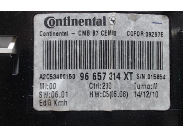 Turbodmychadlo Спидометр (приборный щиток) 9813297080, 9813297080 Citroen C4 Aircross DV6DTEDM(9