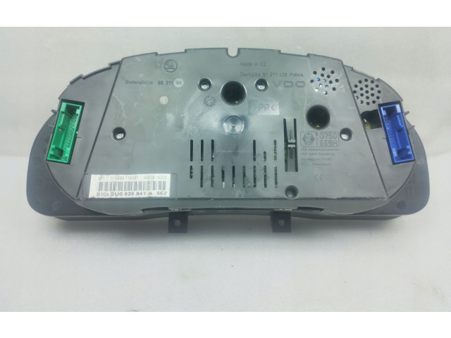 Панель приборов 3U0920841A, 3U0920841A Skoda Superb B5 (3U)