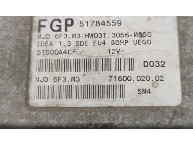 Řídící jednotka Lancia Musa 2007