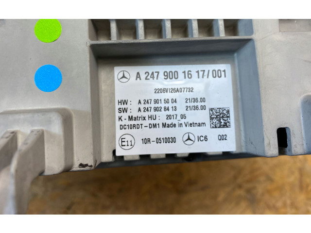 Дисплей    A2479001617   Mercedes-Benz A W177