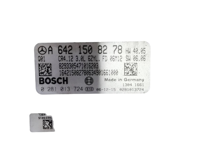 Řídící jednotka A6421508278, 0281013724 Mercedes-Benz E W211 2006
