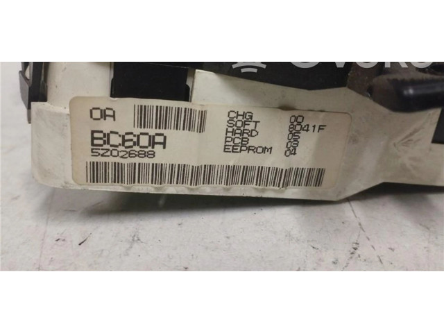 Pojistková skříňka Спидометр (приборный щиток) BC60A, 0090059 Nissan Micra C+C 2006