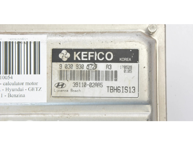 Блок управления двигателем Блок управления 9030930372F   Hyundai Getz