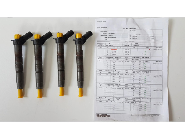 Vstřikovač A6540700187, 0445117048 Mercedes-Benz CLA C118 X118 pro naftový motor 2.0 654920 654920