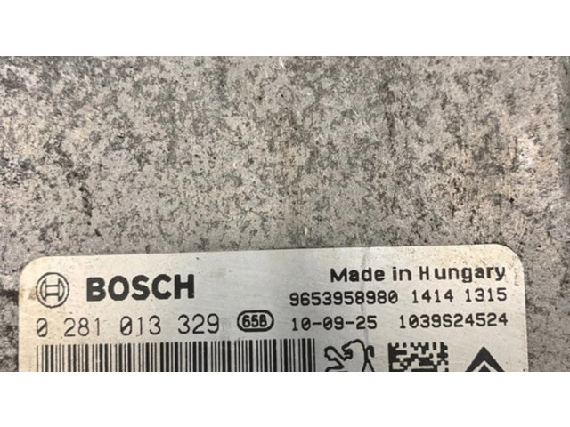 Řídící jednotka 9666975480, 0281013329 Citroen Berlingo 2009