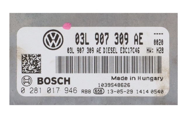 Řídící jednotka 03L906018RB Volkswagen Tiguan 2013