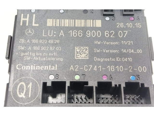 Блок управления A1669006207, A1669006207   Mercedes-Benz GLE (W166 - C292)