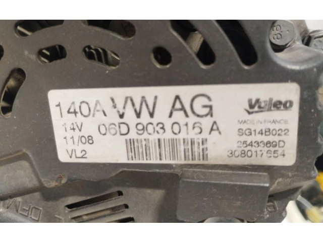 Генератор 06D903016A   Skoda Superb B6 (3T)      