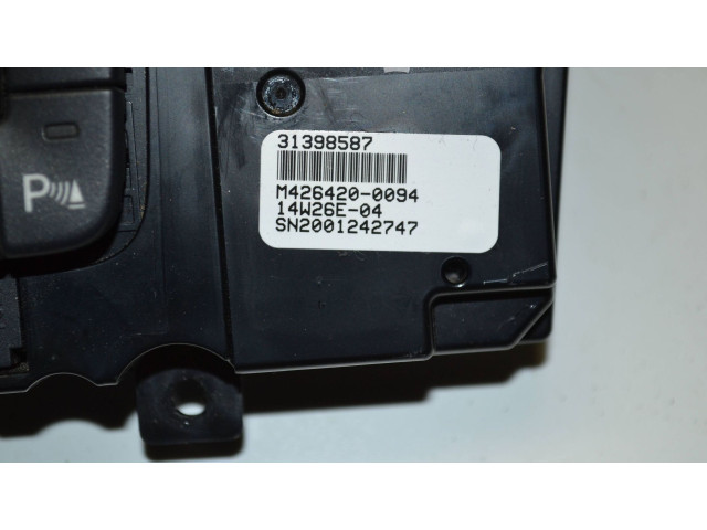 Блок управления климат-контролем 31398587, M4264200094   Volvo V60