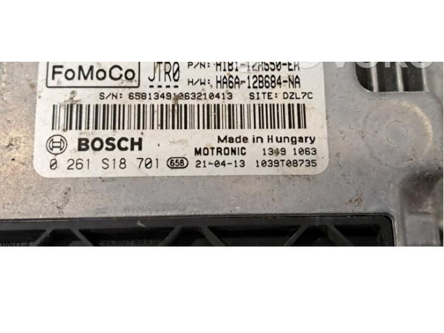 Блок управления двигателя H1B112A650EA, HA6A12B684NA Ford Fiesta