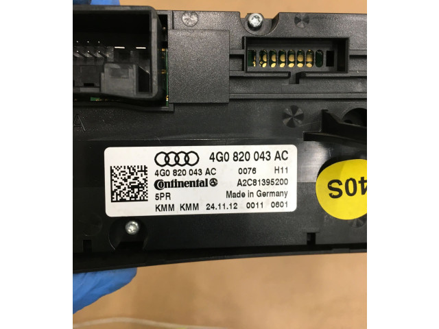 Блок управления климат-контролем 4G0820043AC, A2C81395200 Audi A6 Allroad C7