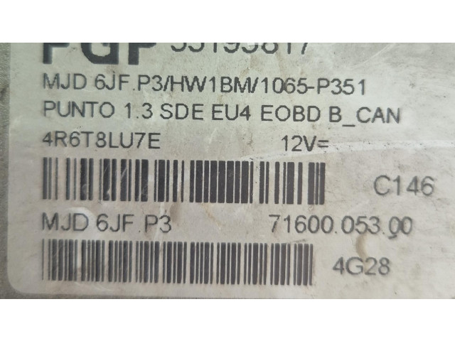 Řídící jednotka 188A9000 Fiat Punto (188) 2005