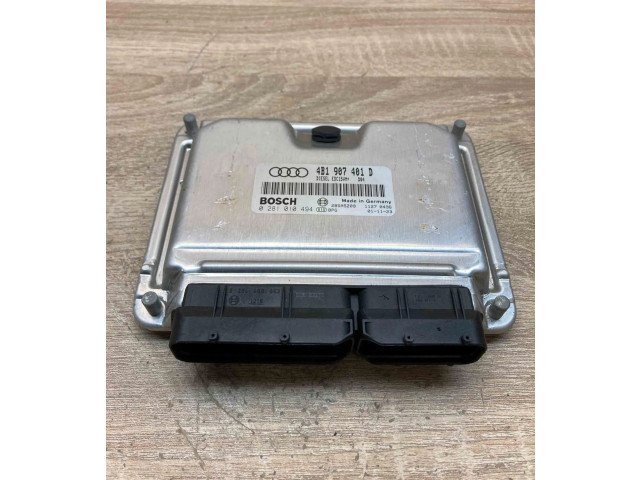 Блок управления двигателем Блок управления 4B1907401D, 0281010494Main Audi A6 S6 C5 4B