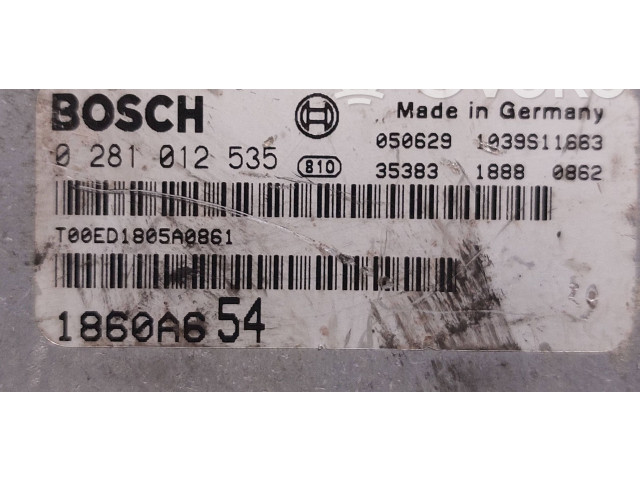 Блок управления двигателя 0281012535, 1039S11663 Mitsubishi Grandis